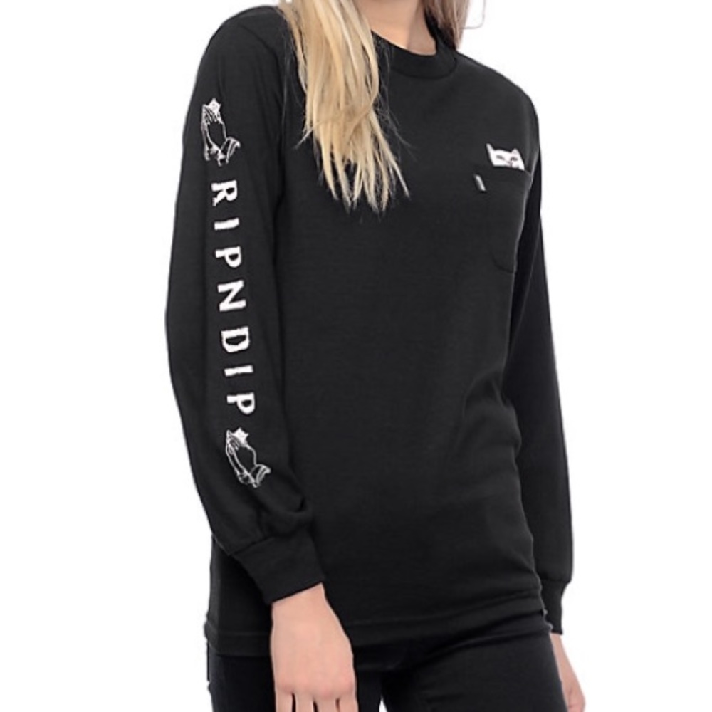 RIPNDIP Lord Nermal Long Sleeve T-Shirt